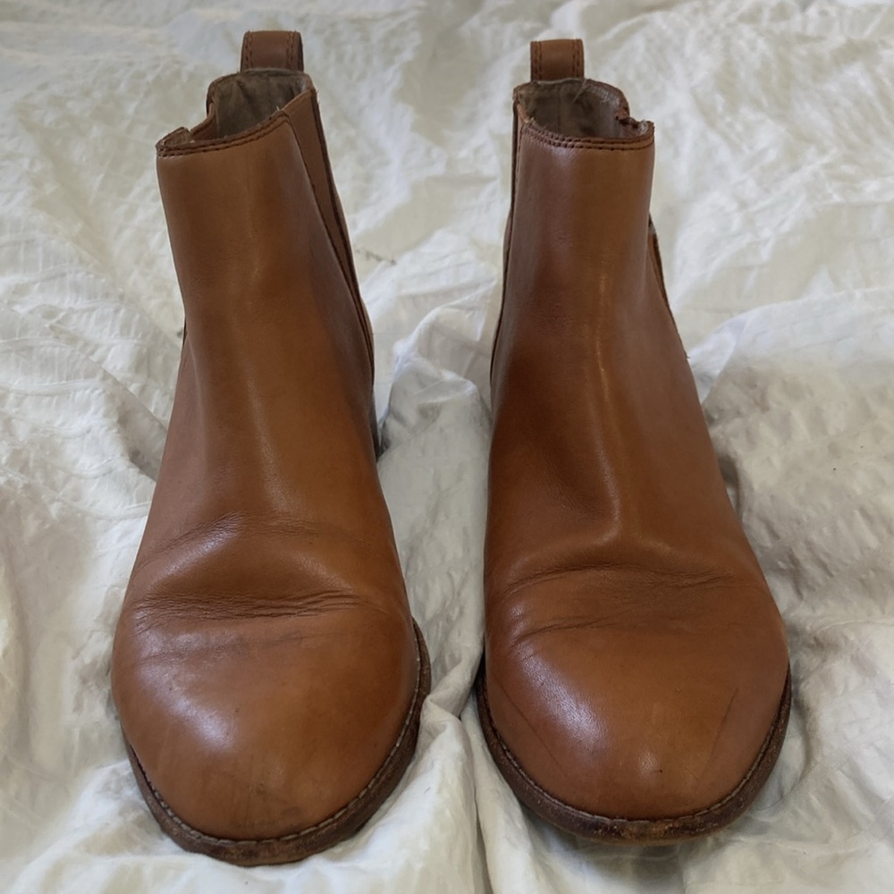 Madewell Carina Brown Leather Ankle Boot - Picture 7 of 12
